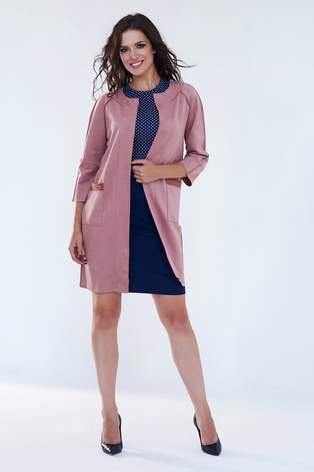 Фото товара 16188, удлиненный жакет