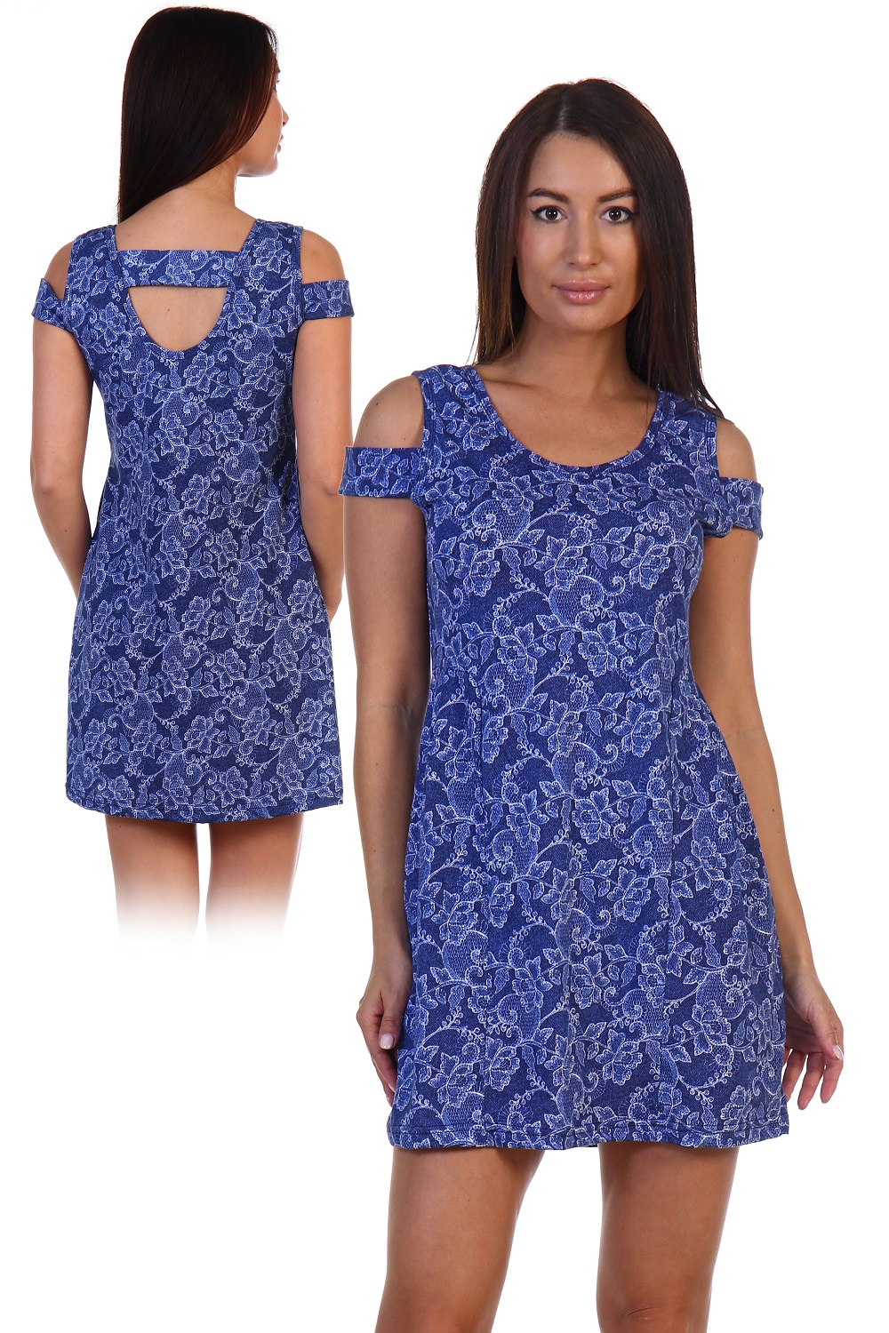 Фото товара 20696, хлопковый короткий сарафан